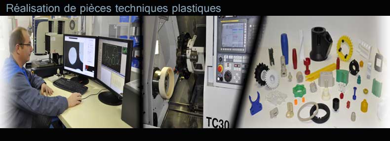 Processus maitris� et r�alisation usinage plastique